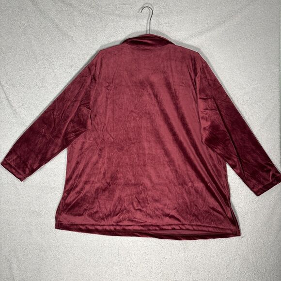 Vintage Sweet Blondie Women’s Size 2X Blouse 70s Inspired Retro Velvet Holiday - Picture 11 of 14